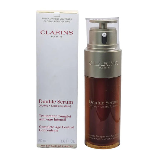 Clarins Double Serum [Hydric + Lipidic System) Complete Age Control Concentrate 50ml Clarins