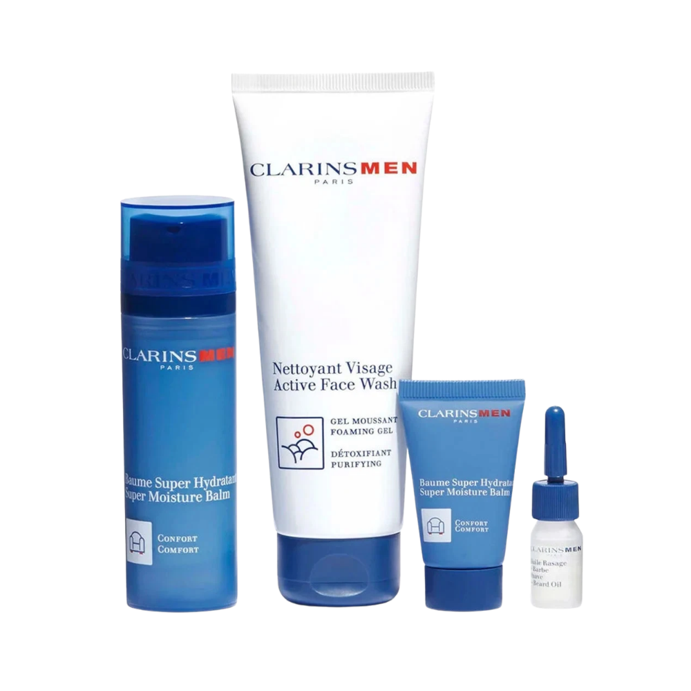 Clarins Men Essentials After Shave Grooming Gift Set Clarins
