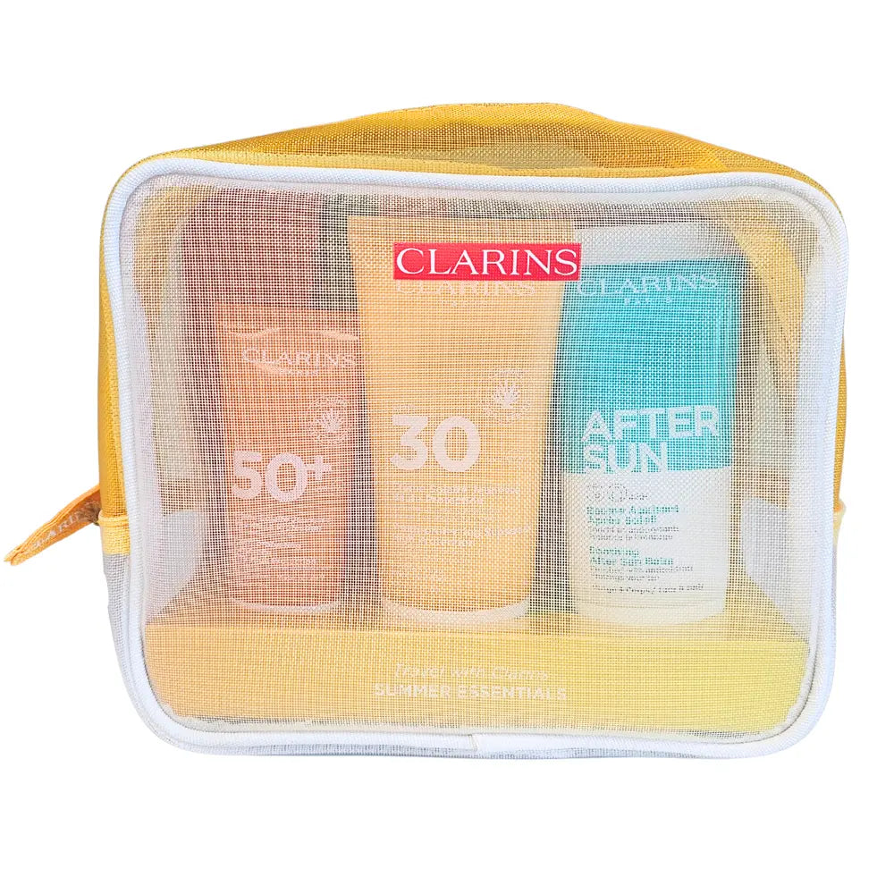Clarins Summer Essentials Travel Kit Face SPF 50+ 30ml + Body SPF 30 75ml + After Sun 75ml Clarins