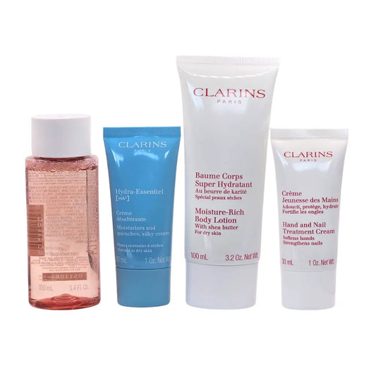 Clarins Head-To-Toe Moisturizing Essentials Set Clarins