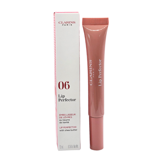 Clarins Lip Perfector with Shea Butter 12ml - 06 Rosewood Shimmer