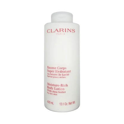 Clarins Moisture Rich Body Lotion with Shea Butter 400ml for Dry Skin Clarins