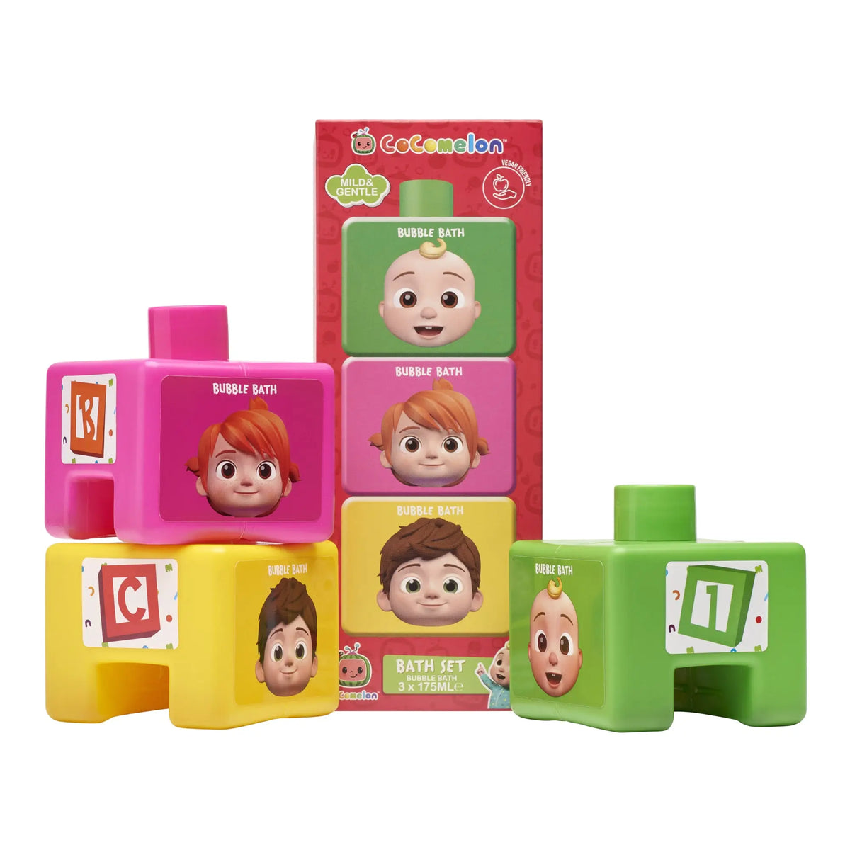 Bubble Bath Stackable Cube Set 3 x