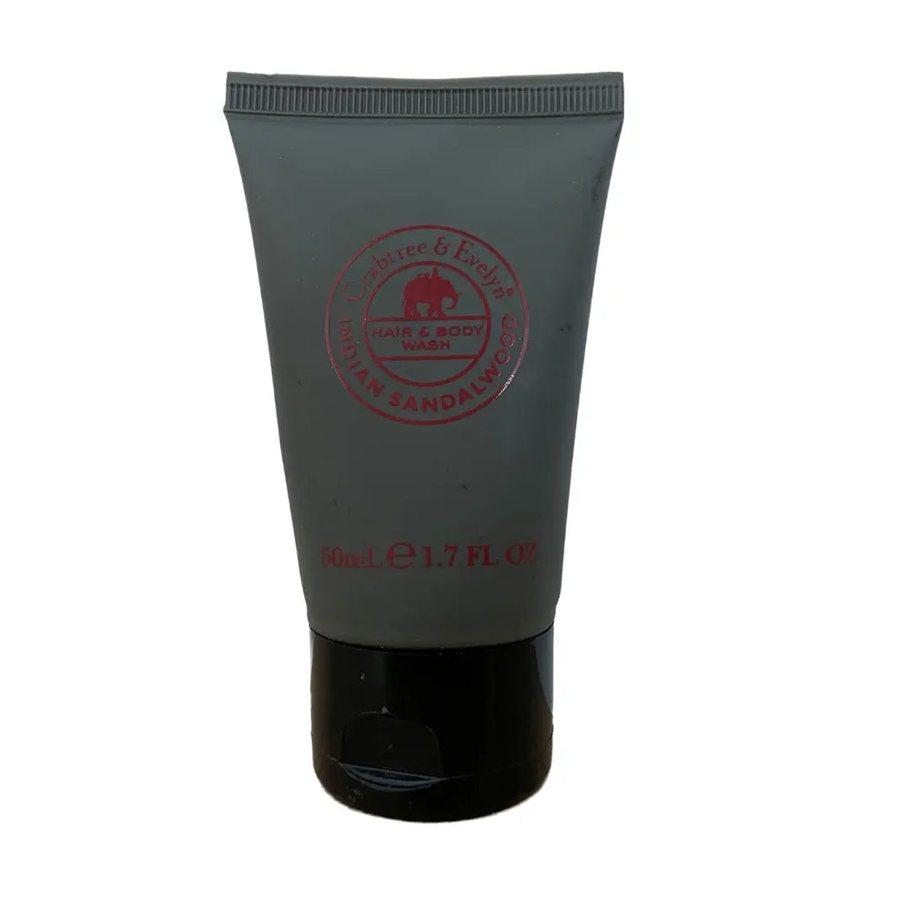 Crabtree & Evelyn Indian Sandalwood Hair & Body Wash 50ml - The Beauty Store