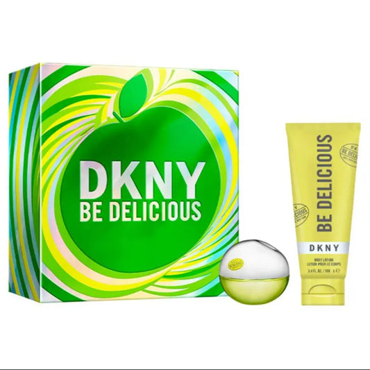 DKNY Be Delicious Women 30ml EDP Spray + 100ml Body Lotion DKNY