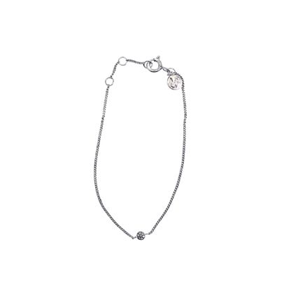 DPT Antwerp First Round Diamond Chain Bracelet - Silver