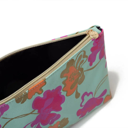 Victoria Green 'Mia' Large Makeup Bag in Flowing Floral Victoria Green