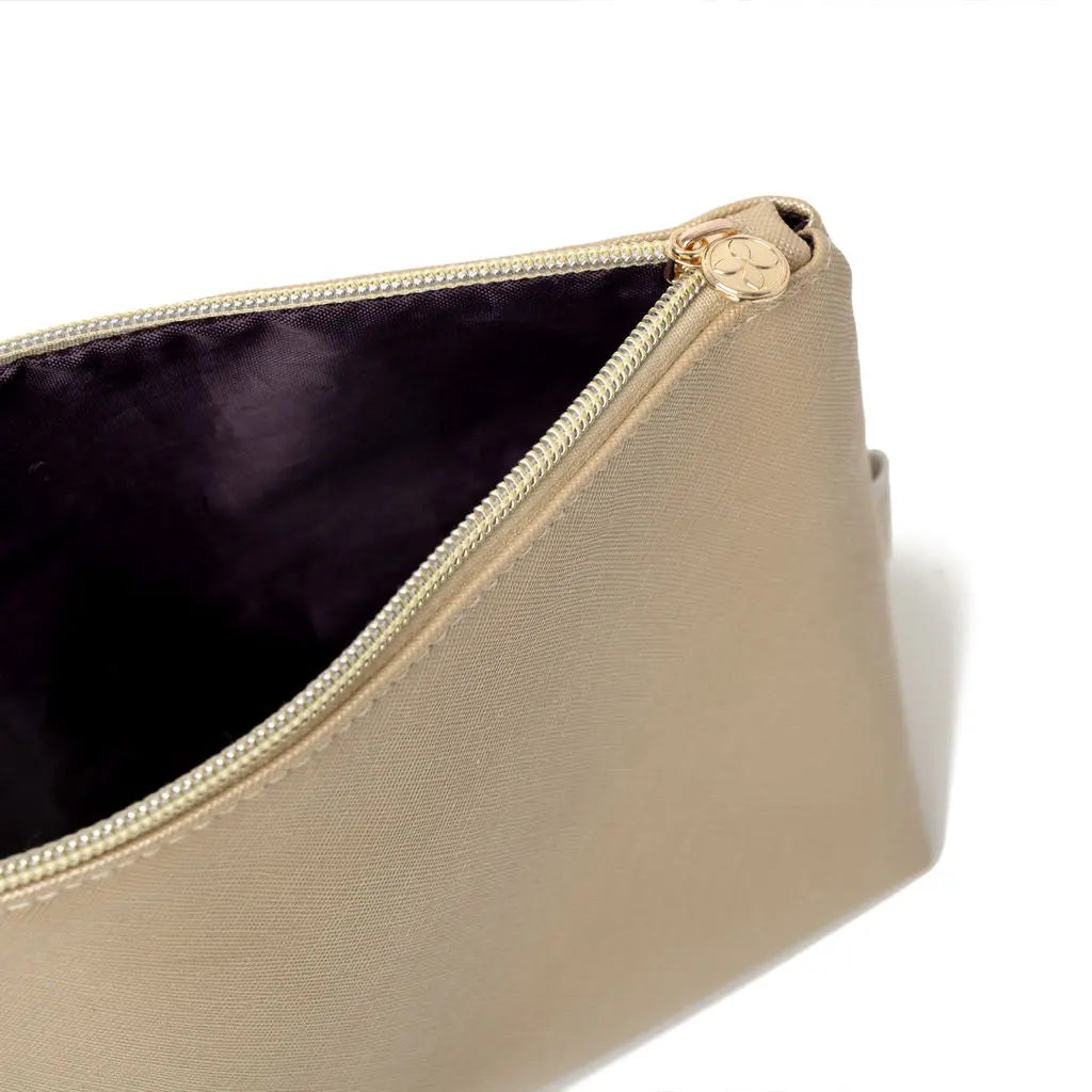 Victoria Green 'Mia' Large Makeup Bag in Warm Gold Victoria Green