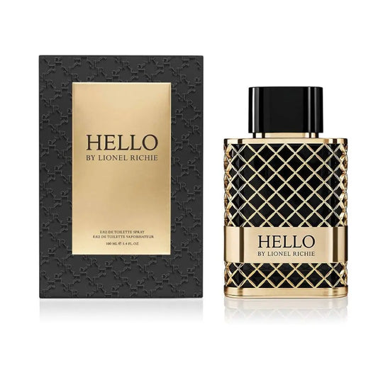 Hello Men Eau de Toilette Spray 100ml (Caged) Damaged Box Lionel Richie