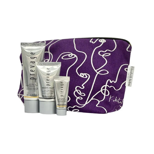 Elizabeth Arden 3 Piece Purple Bag Prevage Set Elizabeth Arden