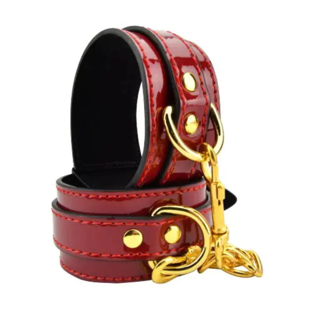 Bound to Please Red Wrist Cuffs Bound to Please
