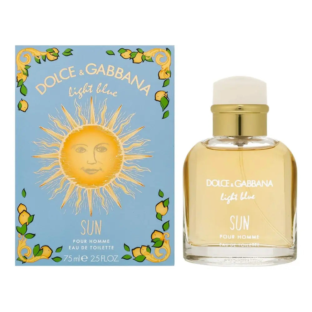 Dolce & Gabbana Light Blue Pour Homme Sun Eau de Toilette Spray 75ml