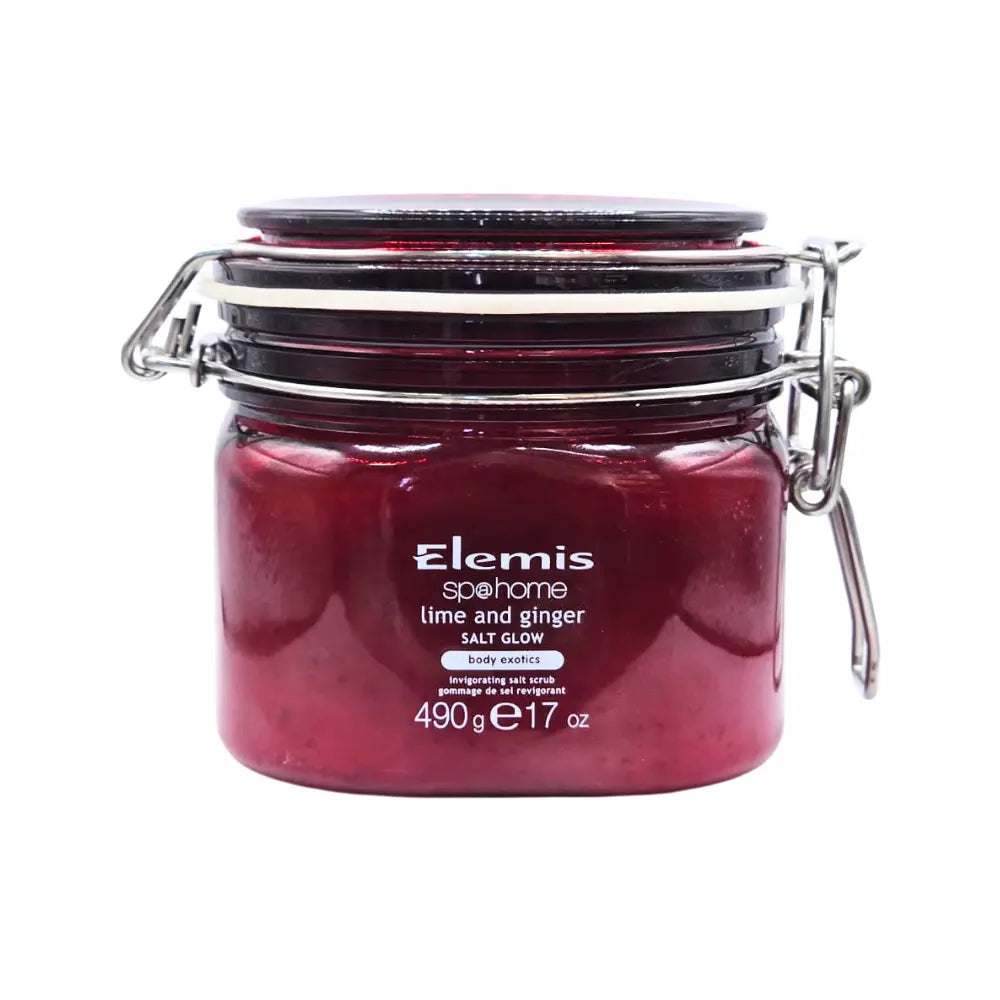 Elemis sp@home Lime and Ginger Salt Glow Body Exotics Salt Scrub 490g