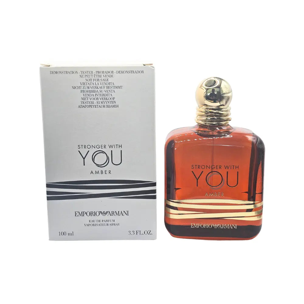 Emporio Armani Stronger With You Amber Eau de Parfum Spray 100ml Tester Armani
