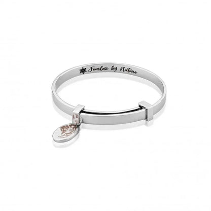 Disney's FROZEN 2 Kids Elsa Expandable Bangle 'White Gold Plated' DFB162 Disney