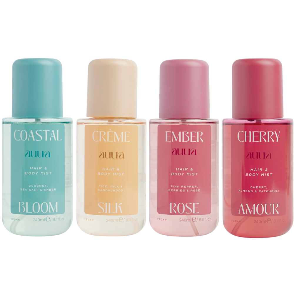 Face Facts Auua Fragrance Mist Bundle 4 x 240ml