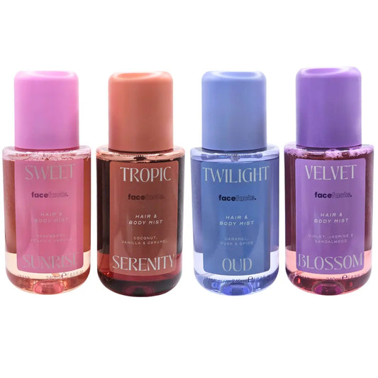 Face Facts Auua Fragrance Mist Bundle 4 x 240ml