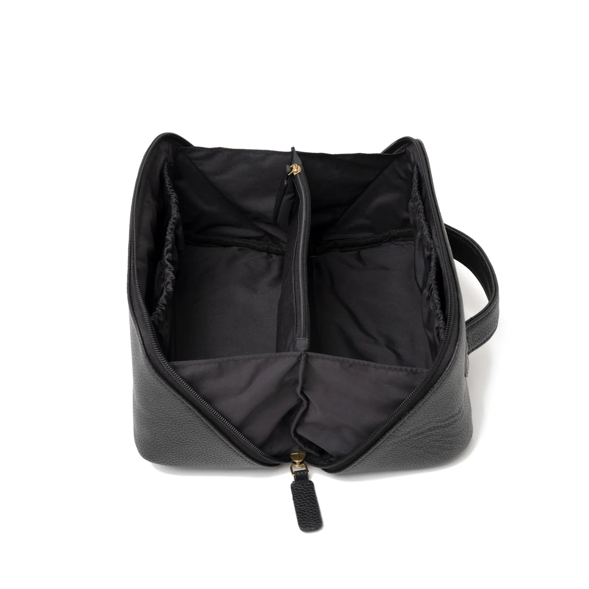 Victoria Green 'Freya' Fold-Out Makeup Bag in Black Victoria Green