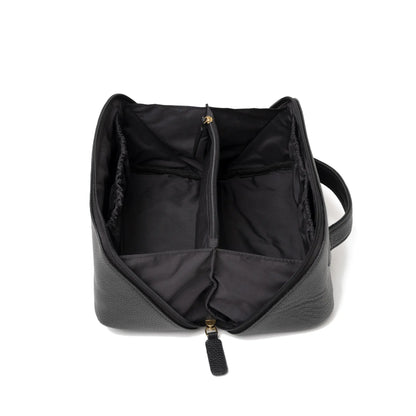 Victoria Green 'Freya' Fold-Out Makeup Bag in Black Victoria Green