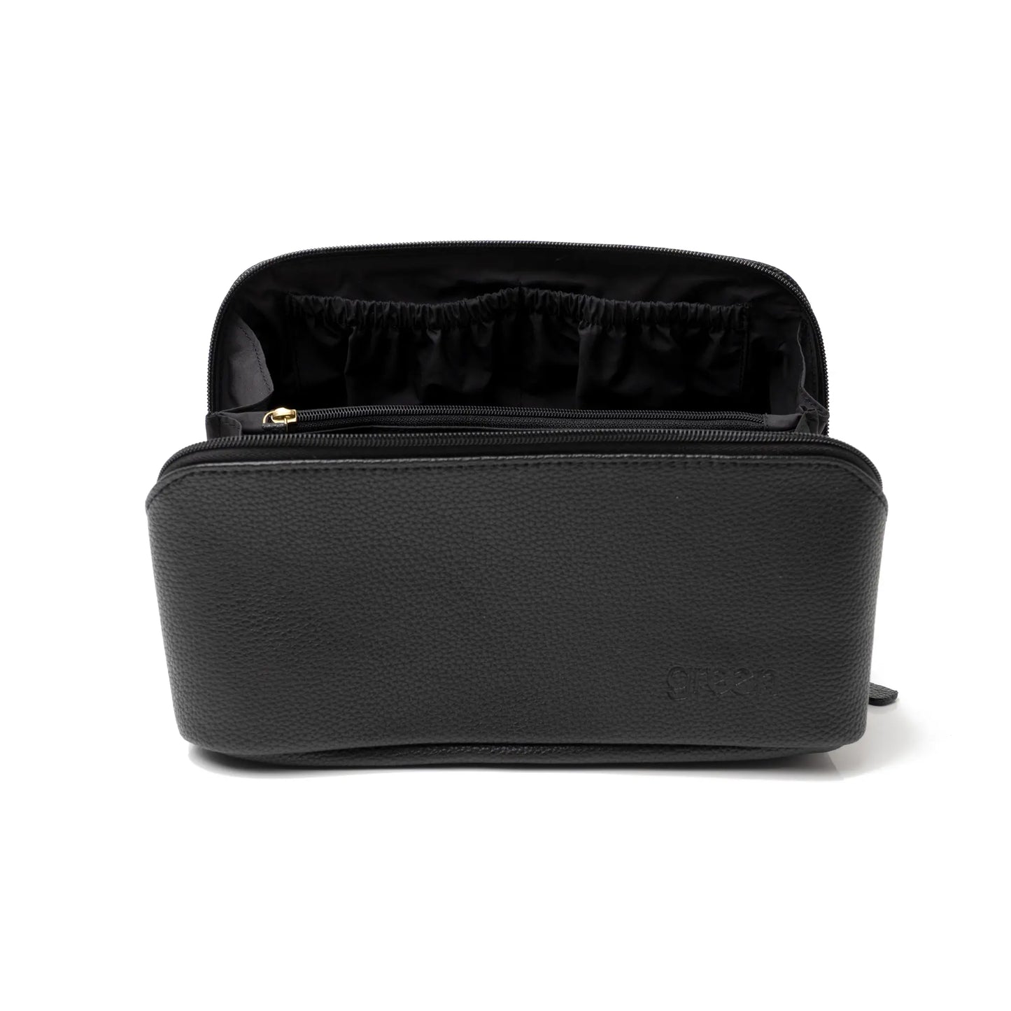 Victoria Green 'Freya' Fold-Out Makeup Bag in Black Victoria Green