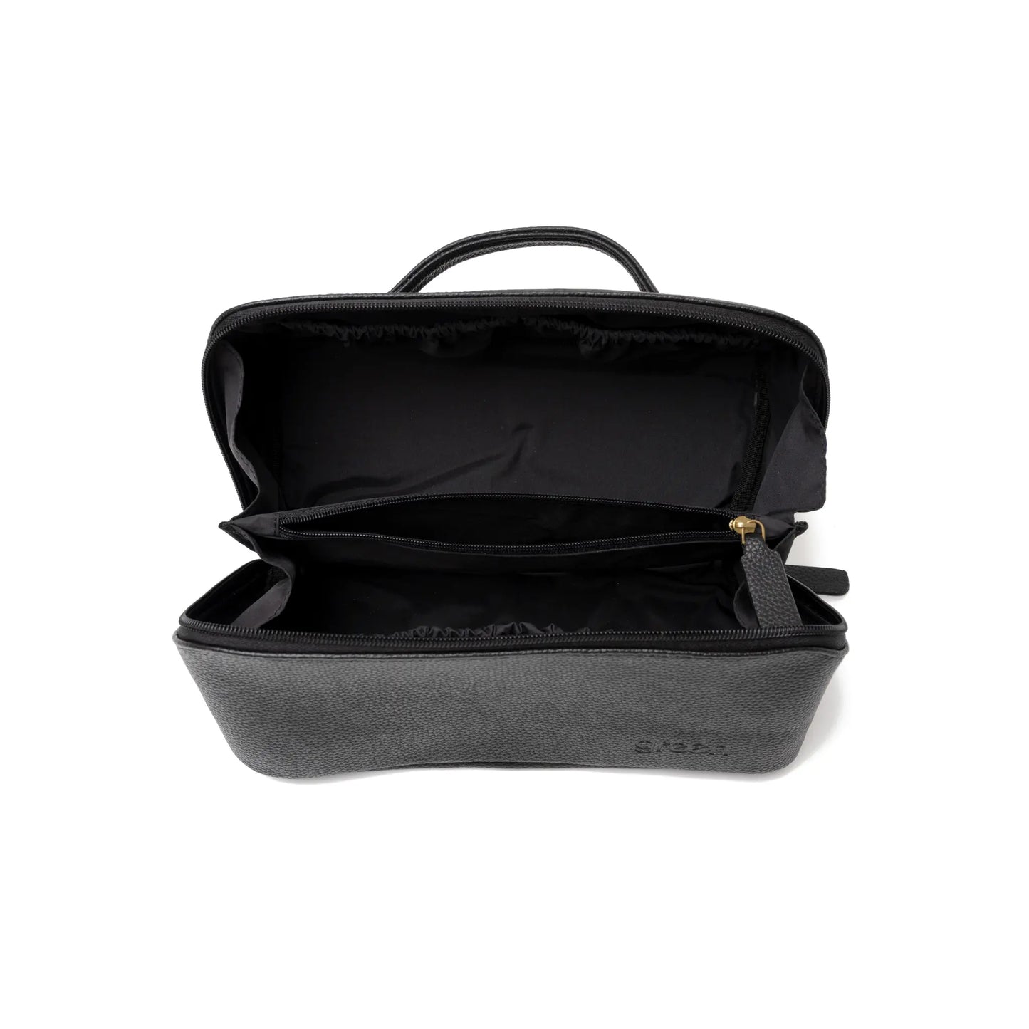 Victoria Green 'Freya' Fold-Out Makeup Bag in Black Victoria Green