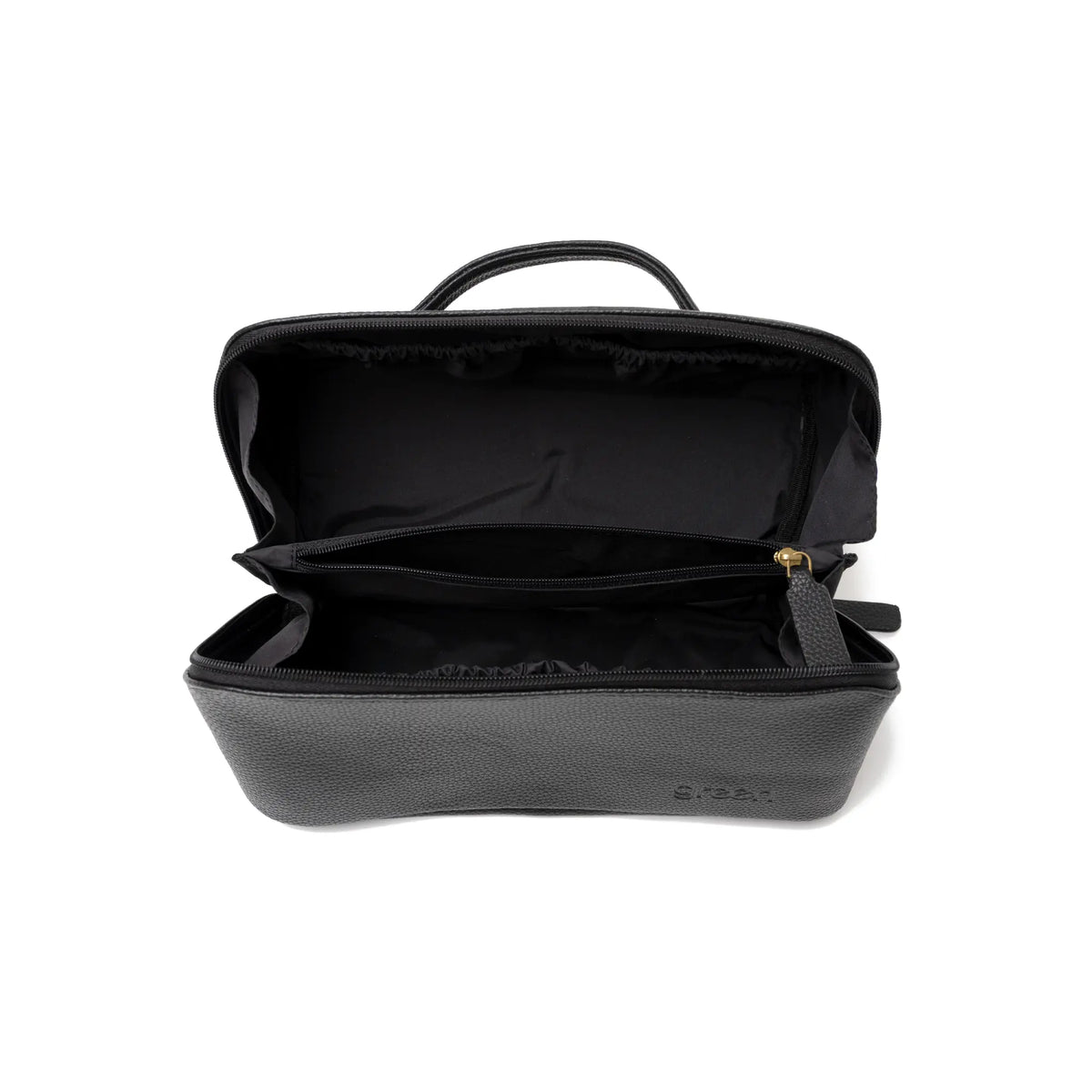 Victoria Green 'Freya' Fold-Out Makeup Bag in Black Victoria Green