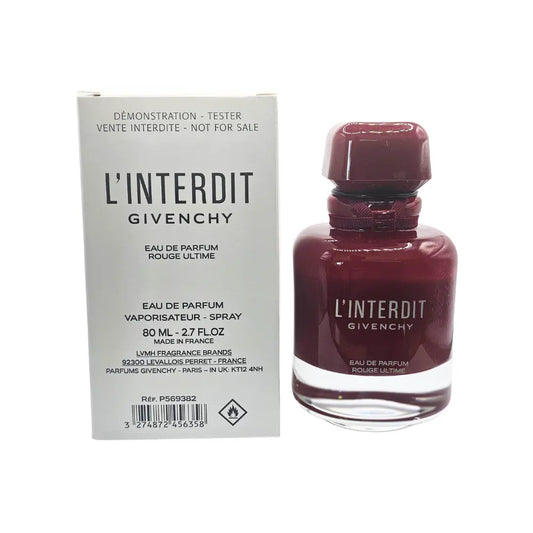 Givenchy L'Interdit Rouge Ultime Eau de Parfum Spray 80ml Tester Givenchy
