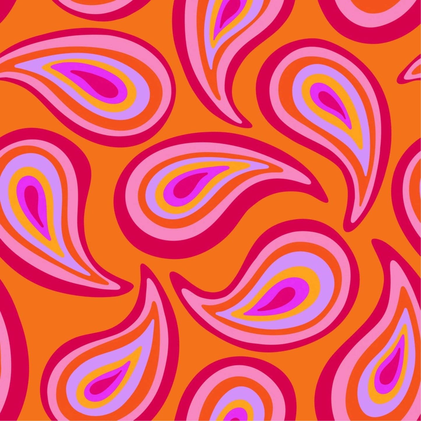 Threefold Hanging Wash Bag – Groovy Paisley Victoria Green