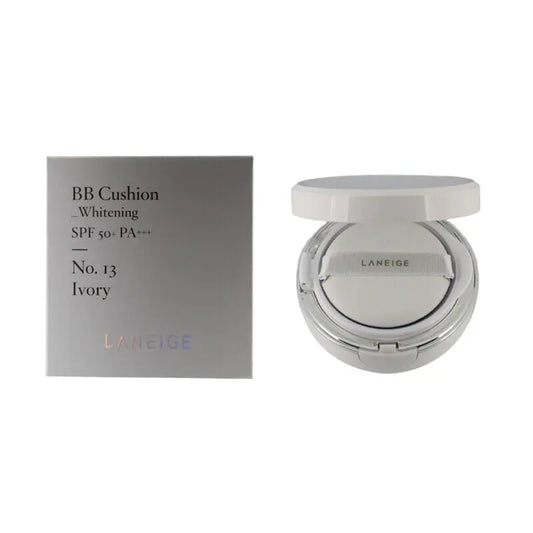 Laneige BB Cushion Whitening SPF 50 Foundation + Refill - 13 Ivory - The Beauty Store