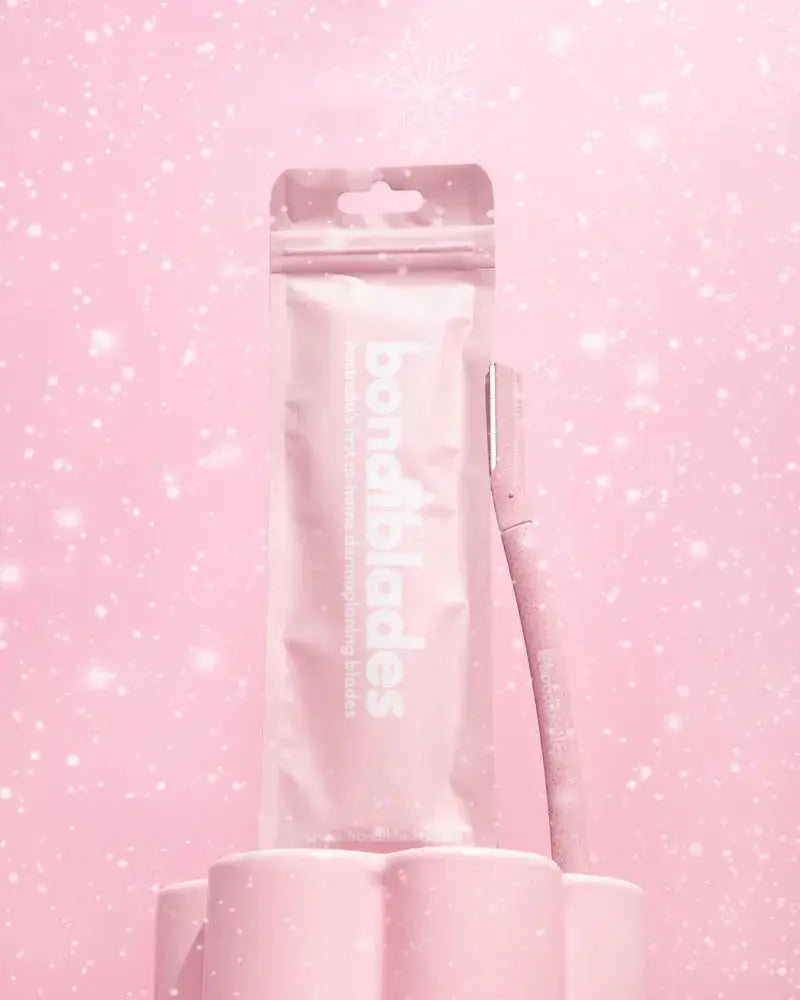 Bondi Blades Dermaplaning Razors 3 Pack Remove Peach Fuzz/Dead Skin for Glowing Skin