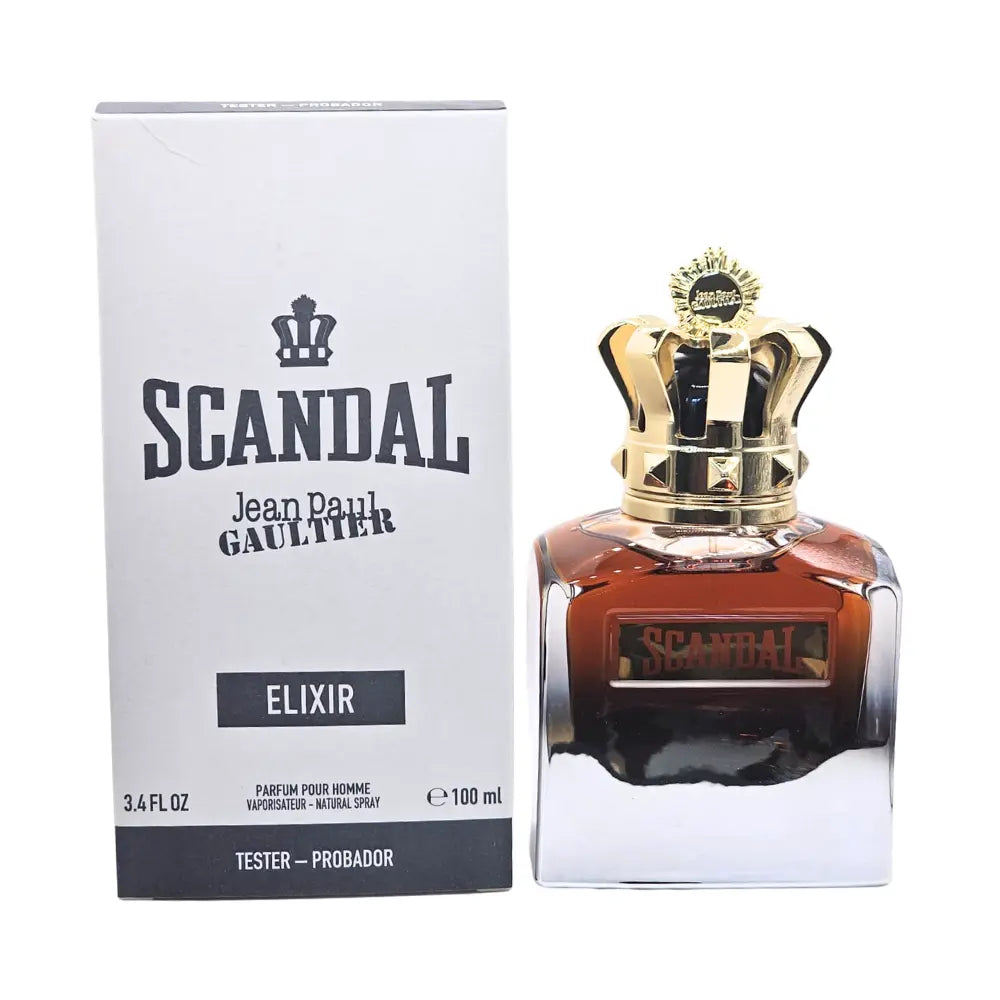 Jean Paul Gaultier Scandal Pour Homme Elixir Parfum Spray 100ml Tester Jean Paul Gaultier