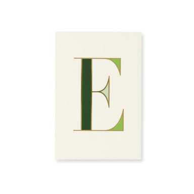 Kate Spade Initial E Notepad Green Kate Spade