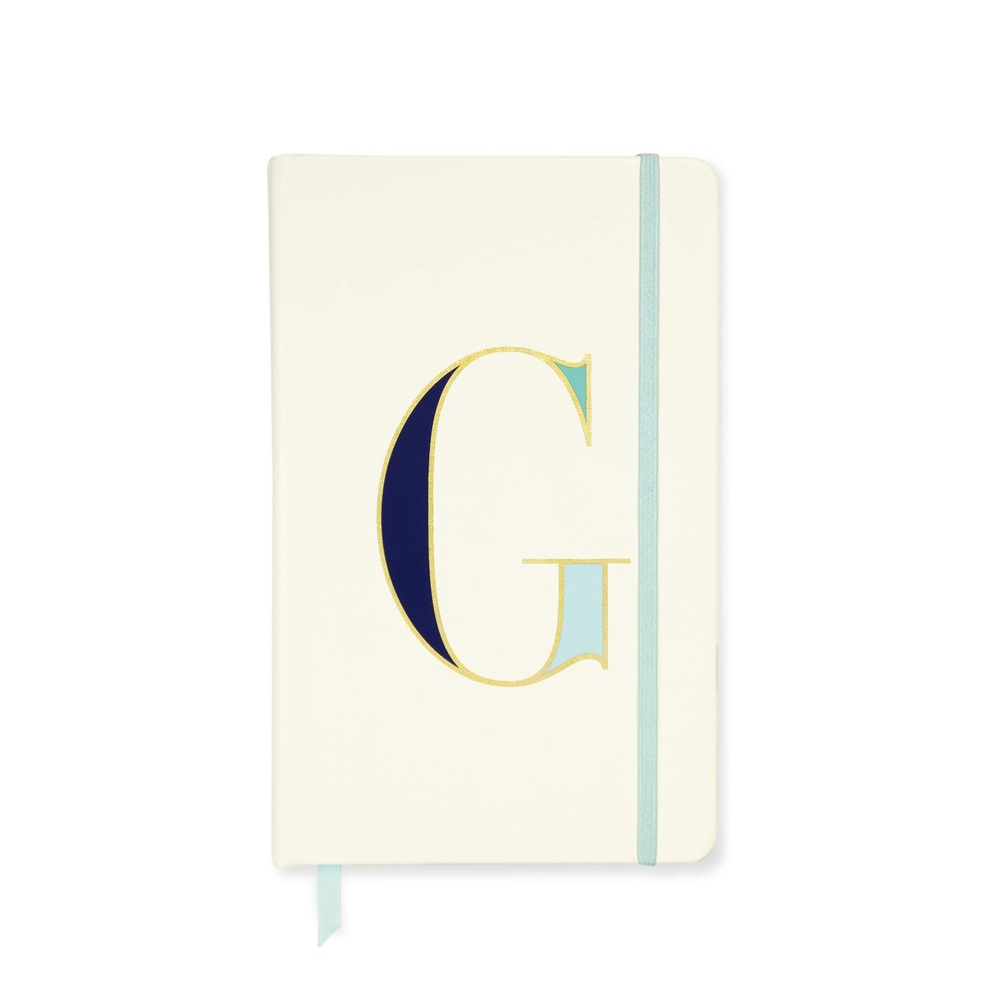 Kate Spade It's Personal Large Notebook 168 Lined Pages - Letter G