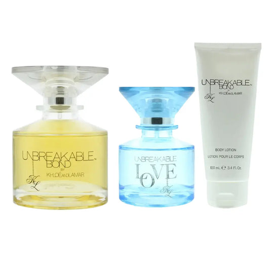 Khloe and Lamar Unbreakable Gift Set Bond EDT 100ml + Love EDT 30ml + B/Lotion 100ml Khloe and Lamar