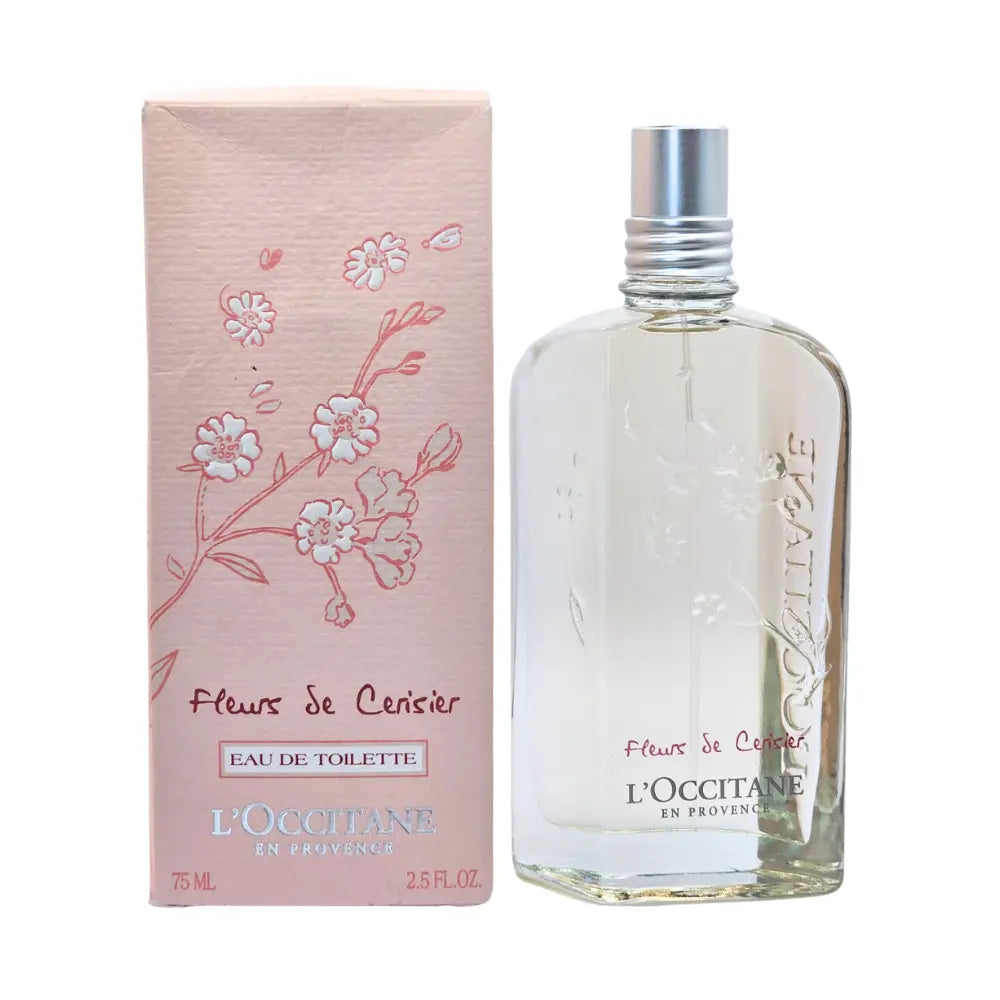 L'Occitane Fleurs de Cerisier Eau de Toilette Spray 75ml Damaged Box L'Occitane