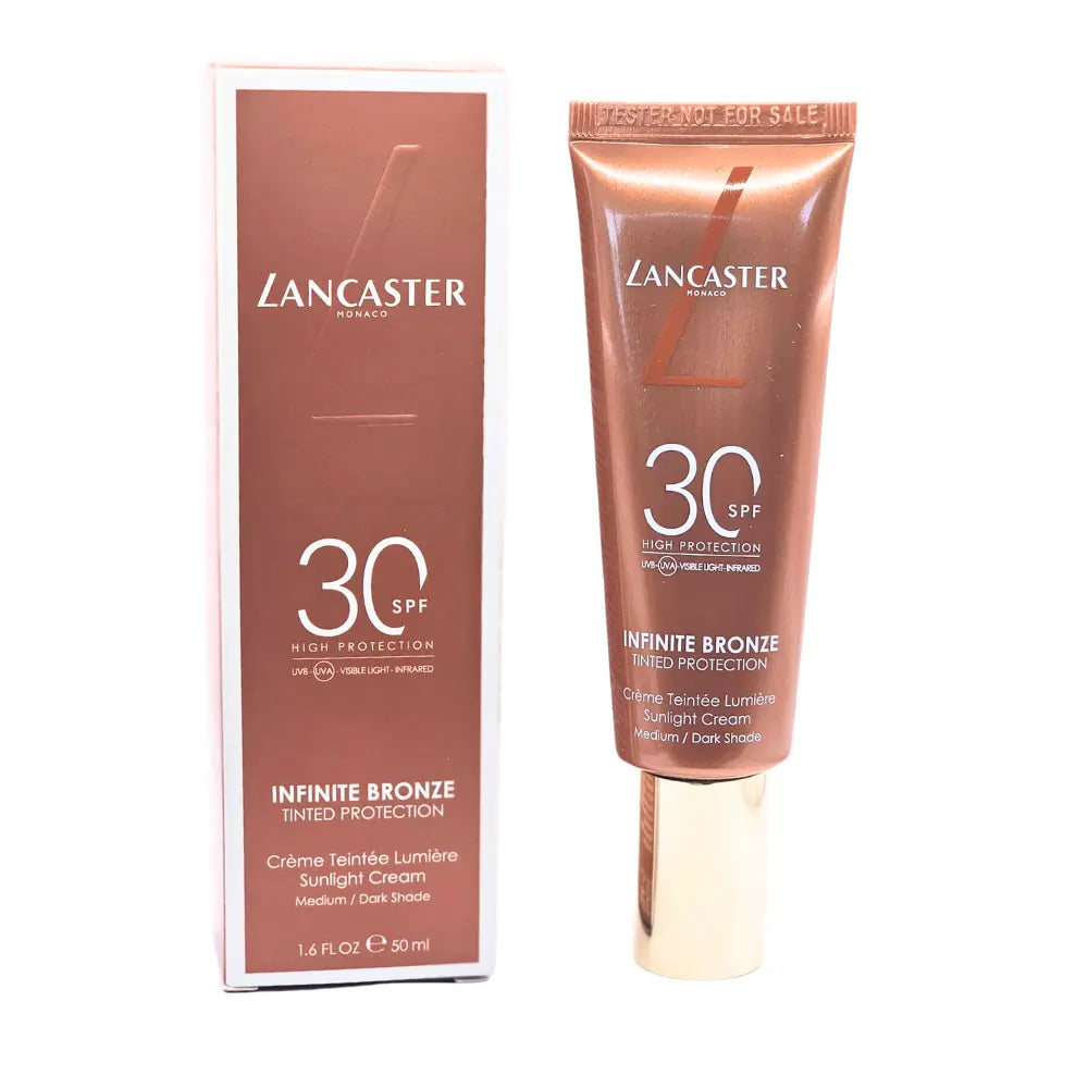 Lancaster Infinite Bronze Tinted Protection Cream SPF 30 50ml - Medium/Dark Tester