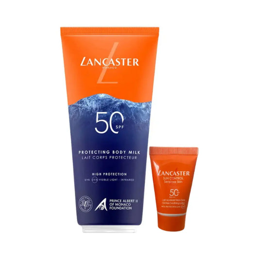 Lancaster Protecting Body Milk SPF 50 200ml + SPF 50 for Face 15ml Lancaster