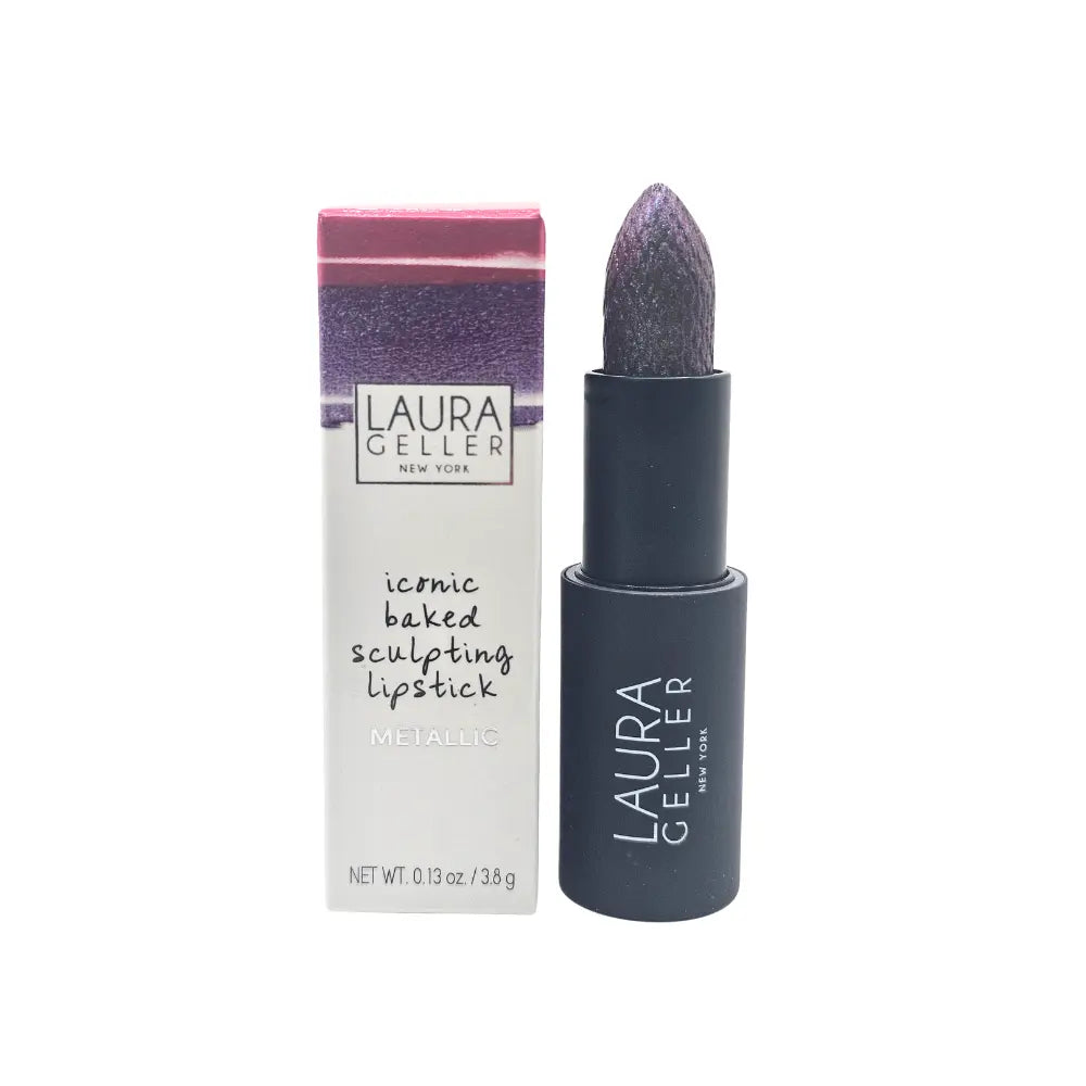 Laura Geller Iconic Baked Sculpting Lipstick Metallic 3.8g - Broadway Glitz Laura Geller
