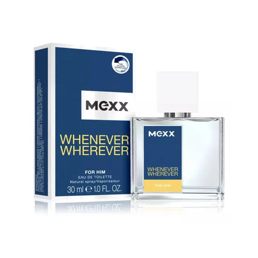 Mexx Whenever Wherever for Him Eau de Toilette Spray 30ml