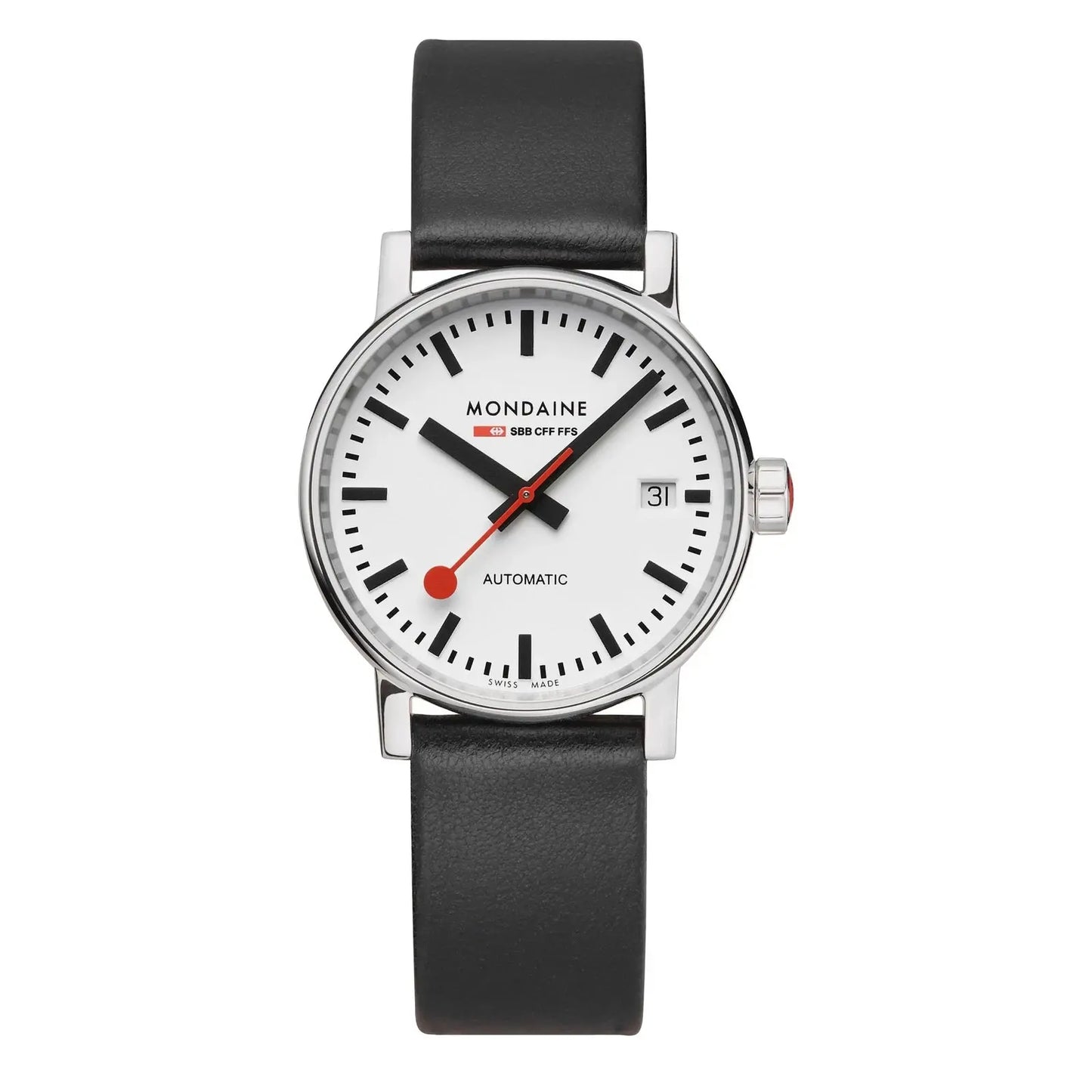Mondaine Watch MSE.35610.LB EVO2 Automatic 35mm Sapphire Glass Swiss Made