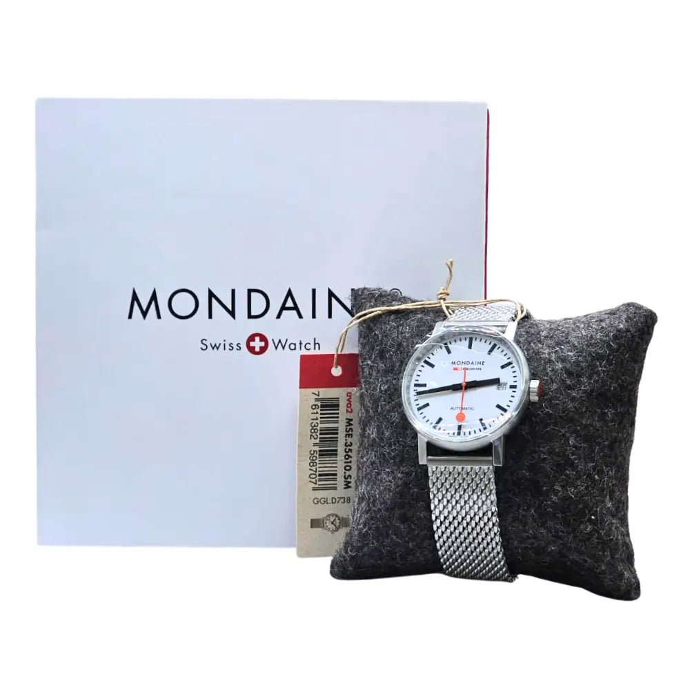 Mondaine MSE.35610.SM EVO2 Automatic Mens Watch 35mm Sapphire Glass