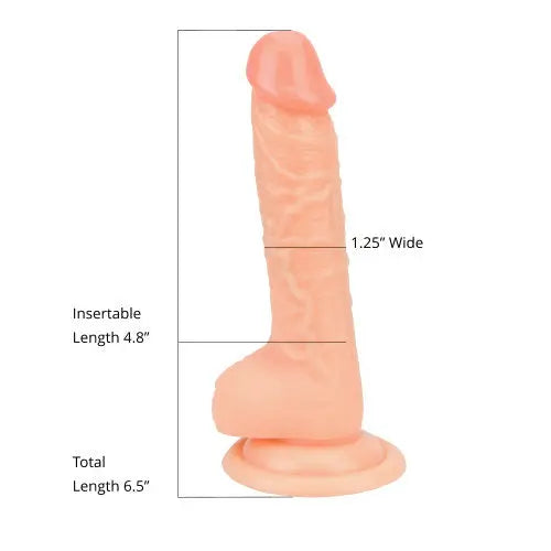 Loving Joy Realistic Dildo with Balls and Suction Cup 6 inch Loving Joy