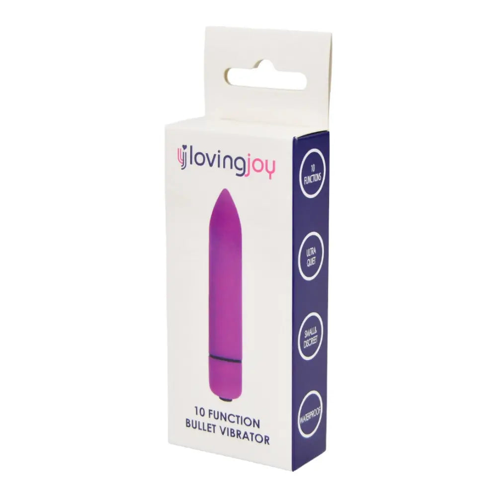 Loving Joy 10 Function Purple Bullet Vibrator - The Beauty Store