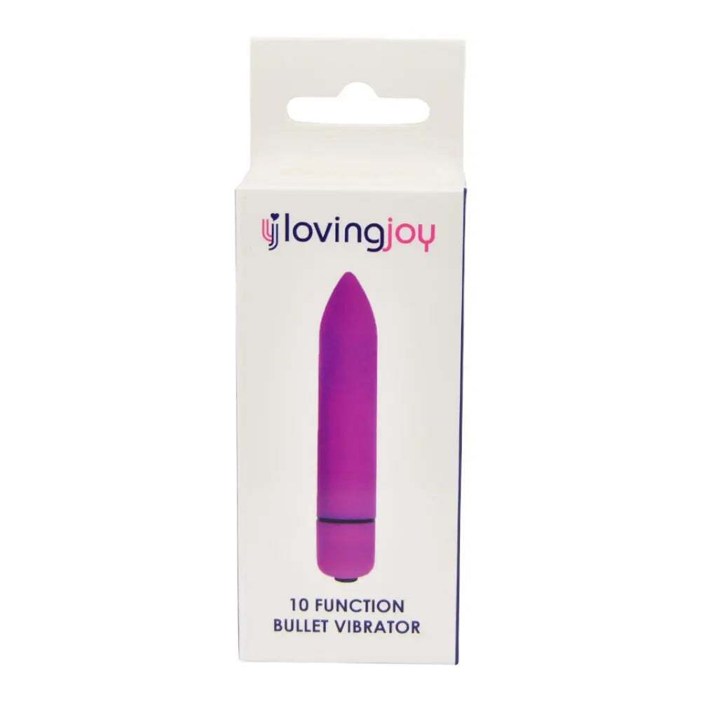 Loving Joy 10 Function Purple Bullet Vibrator Loving Joy