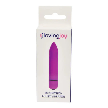 Loving Joy 10 Function Purple Bullet Vibrator Loving Joy