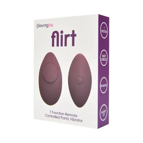 Loving Joy Flirt 7 Function Remote-Controlled Wearable Clitoral Knicker Vibrator Loving Joy