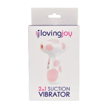 Loving Joy 2 in 1 Suction Vibrator Jumbo Dot Loving Joy