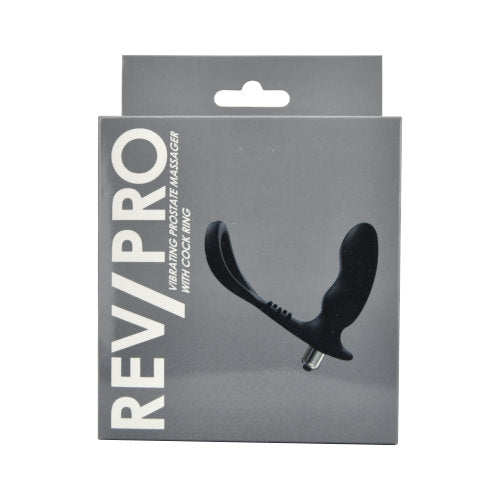 Rev-Pro Vibrating Prostate Massager with Cock Ring REV