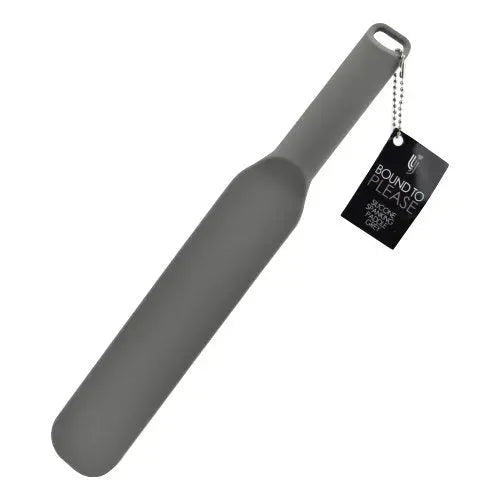 Bound to Please Silicone Spanking Paddle Grey Bound to Please