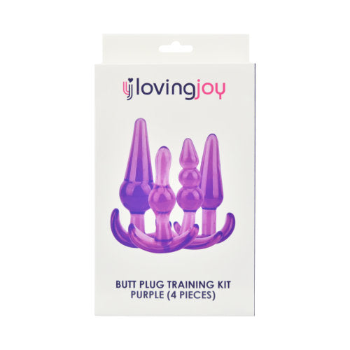 Loving Joy Butt Plug Training Kit Purple Loving Joy